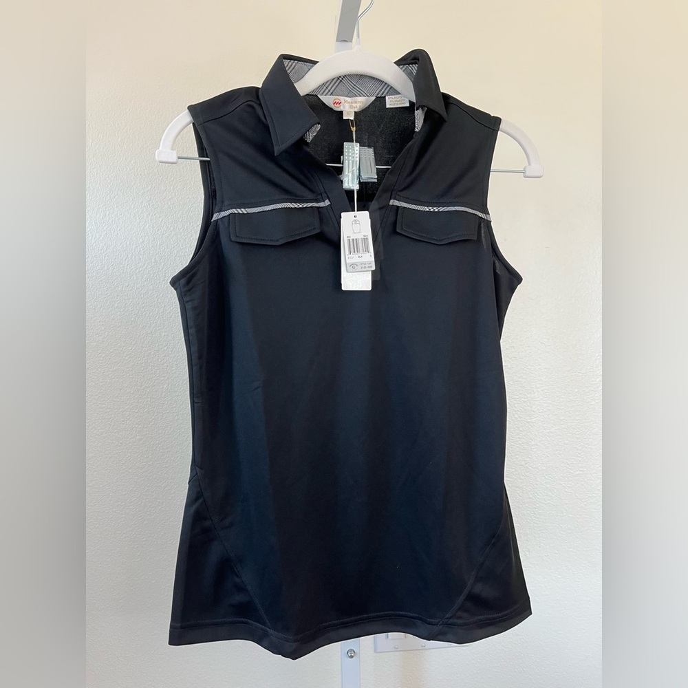 Elegant Black Sleeveless Blouse
